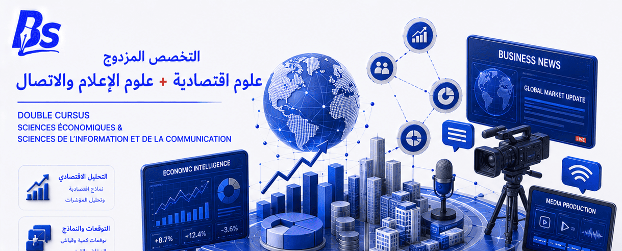 تخصص مزدوج: اقتصاد وإعلام